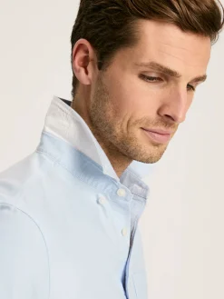 Sale Joules Oxford Short Sleeve Classic Fit Shirt Blue