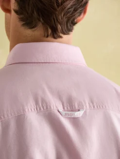 Hot Joules Oxford Long Sleeve Classic Fit Shirt Pink