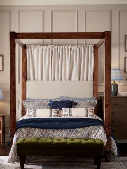 Best Joules Paisley 100% Cotton Bedding Set Blue