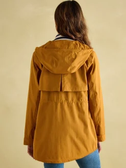 Sale Joules Portwell Dark Yellow Waterproof Raincoat With Hood DarkYellow