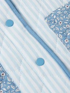 Clearance Joules Primrose Quilted Reversible Jacket Blue