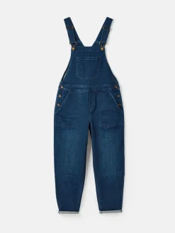 New Joules Rampling Denim Dungarees Blue