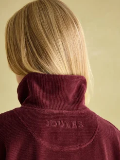 Hot Joules Renee Corduroy Sweatshirt Burgundy