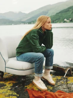 Best Joules Renee Corduroy Sweatshirt Green