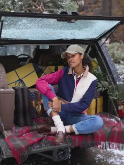 Outlet Joules Sammie Heavyweight Cotton Rugby Shirt Hotchpotch