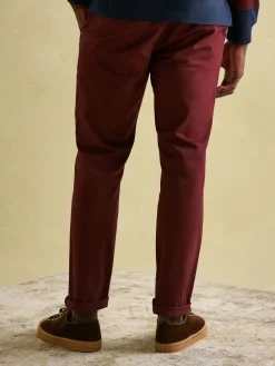 Sale Joules Stamford Slim Fit Chinos Burgundy