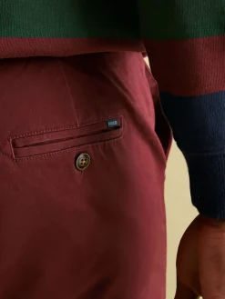 Sale Joules Stamford Slim Fit Chinos Burgundy