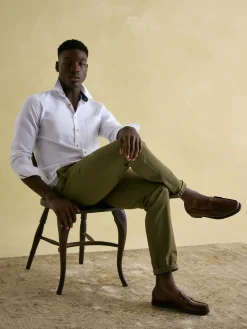 Discount Joules Stamford Slim Fit Chinos Green