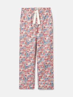 Best Joules Stella Cotton Pyjama Bottoms Cream