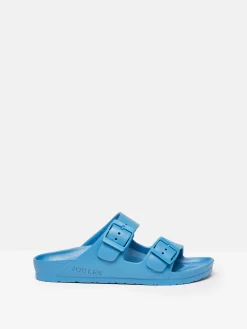 New Joules Sunseeker EVA Sliders Blue