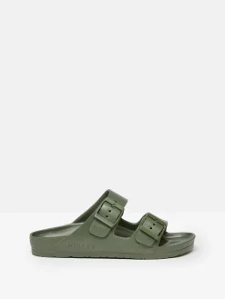 Hot Joules Sunseeker Khaki Green EVA Sliders KhakiGreen
