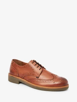 Discount Joules Tan Brown Leather Brogues TanBrownLeather