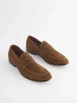 Clearance Joules Tan Suede Penny Loafers TanSuede