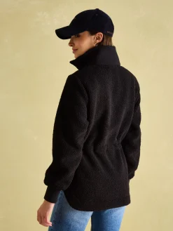 Outlet Joules Thurleston Borg Fleece Black