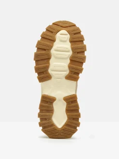 Clearance Joules Trek Natural Check Trainers NaturalCheck