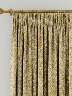 Online Joules Twilight Ditsy Set of 2 Blackout Pencil Pleat Curtains Gold