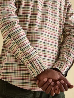 Best Joules Welford Cream Multi Cotton Check Shirt CreamMulti