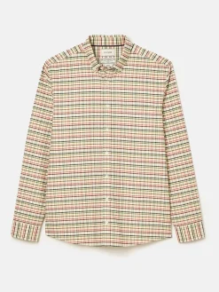 Best Joules Welford Cream Multi Cotton Check Shirt CreamMulti