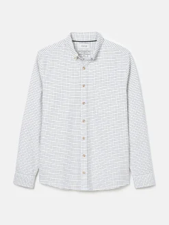 Discount Joules Welford Cotton Check Shirt Green