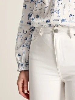 Online Joules White Denim Stretch Skinny Jeans WhiteDenim