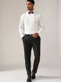 Outlet Joules Pleated Bib Front Dress Shirt White