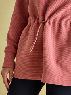 Online Joules Willow Cowl Neck Sweatshirt Pink