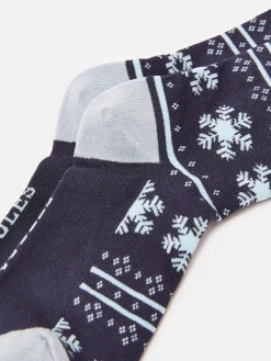 Best Joules Women's Everyday 2 Pack Socks (size 4-8) Cream/Navy