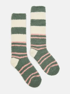 Sale Joules Women's Fluffy Socks (size 4-8) Green