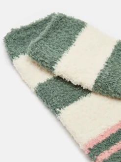 Sale Joules Women's Fluffy Socks (size 4-8) Green