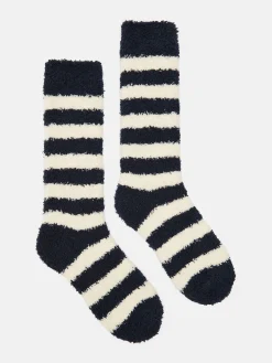 Sale Joules Women's Fluffy Socks (size 4-8) Navy