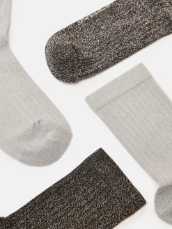 Discount Joules Women's Freya Glitter Socks Silver