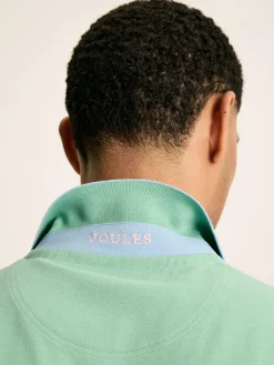 Hot Joules Woody Colourblock Polo Shirt Blue