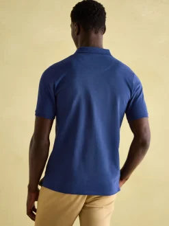 Online Joules Woody Regular Fit Cotton Pique Polo Shirt Blue