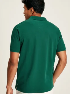 Best Joules Woody Dark Green Regular Fit Cotton Pique Polo Shirt DarkGreen