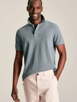 Outlet Joules Woody Regular Fit Cotton Pique Polo Shirt Grey