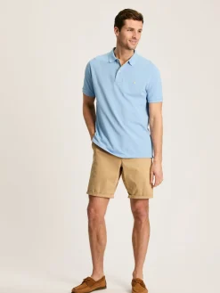 Clearance Joules Woody Light Blue Regular Fit Cotton Pique Polo Shirt LightBlue
