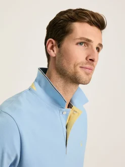 Clearance Joules Woody Light Blue Regular Fit Cotton Pique Polo Shirt LightBlue