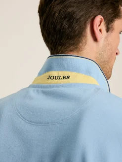 Clearance Joules Woody Light Blue Regular Fit Cotton Pique Polo Shirt LightBlue