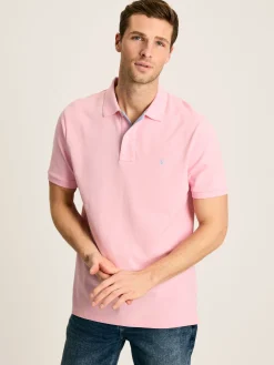 Sale Joules Woody Light Pink Regular Fit Cotton Pique Polo Shirt LightPink