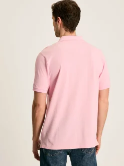 Sale Joules Woody Light Pink Regular Fit Cotton Pique Polo Shirt LightPink