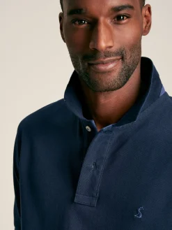 Discount Joules Woody Navy Blue Regular Fit Cotton Pique Polo Shirt NavyBlue