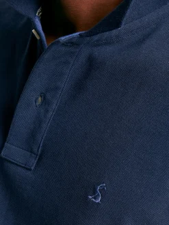 Discount Joules Woody Navy Blue Regular Fit Cotton Pique Polo Shirt NavyBlue