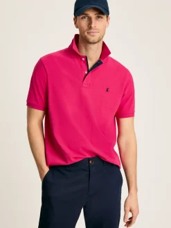 Discount Joules Woody Regular Fit Cotton Pique Polo Shirt Pink
