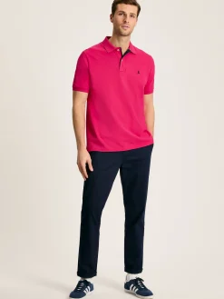 Discount Joules Woody Regular Fit Cotton Pique Polo Shirt Pink
