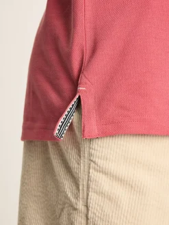 Outlet Joules Woody Soft Pink Regular Fit Cotton Pique Polo Shirt SoftPink