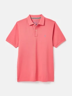 Outlet Joules Woody Soft Pink Regular Fit Cotton Pique Polo Shirt SoftPink