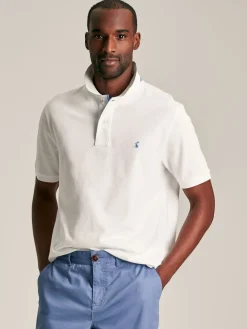 Outlet Joules Woody Regular Fit Cotton Pique Polo Shirt White