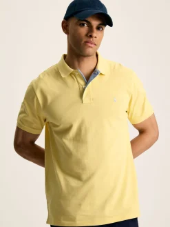 Hot Joules Woody Regular Fit Cotton Pique Polo Shirt Yellow